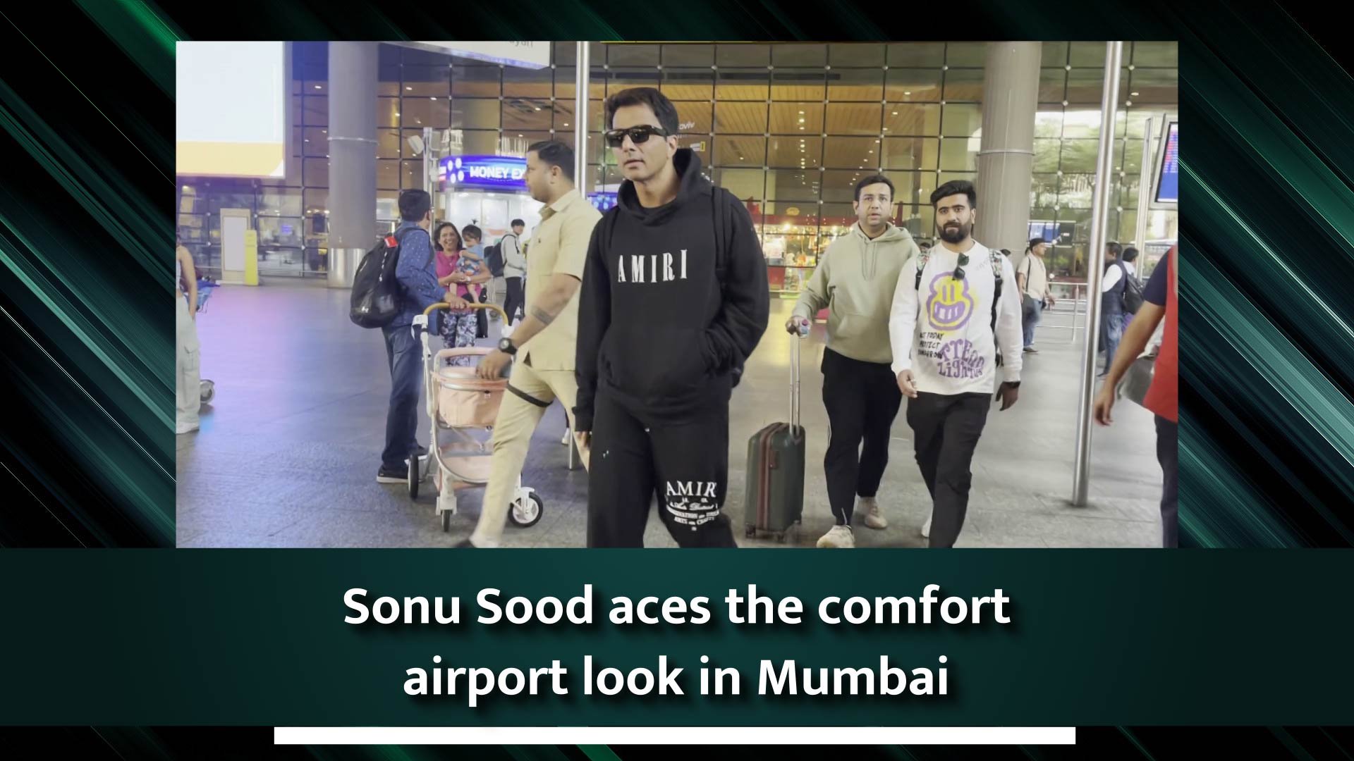 Sonu Sood aces the comfort airport look in Mumbai