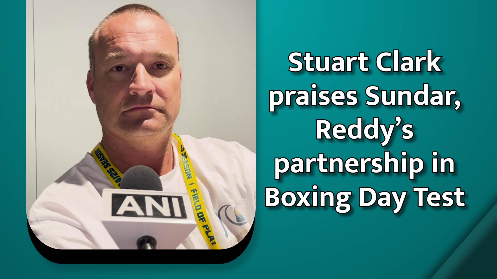 Stuart Clark praises Sundar, Reddy`s partnership in Boxing Day Test