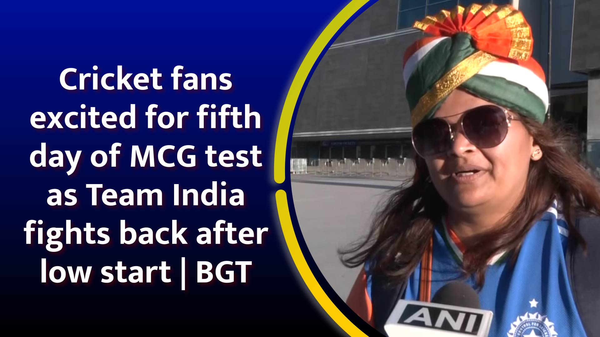 Cricket fans excited for fifth day of MCG test as Team India fights back after low start | BGT