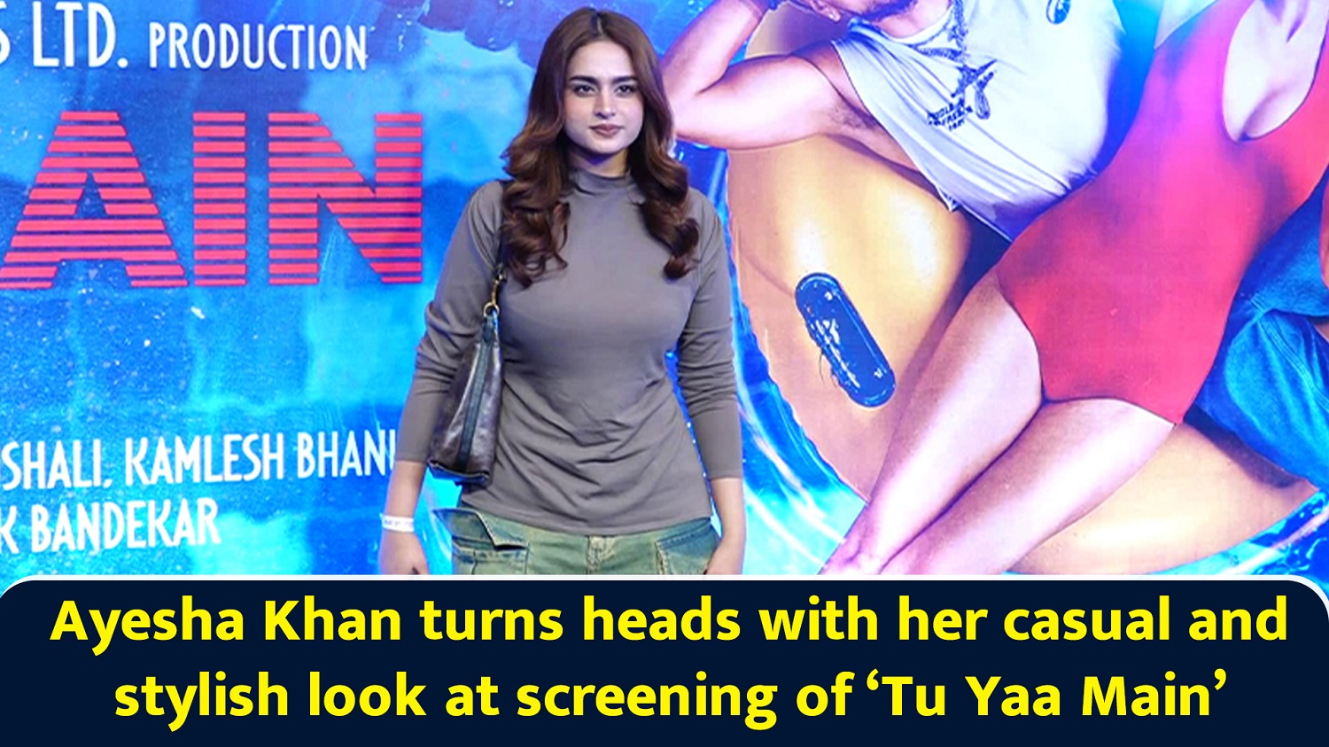 Ayesha Khan turns heads with her casual and stylish look at screening of `Tu Yaa Main`