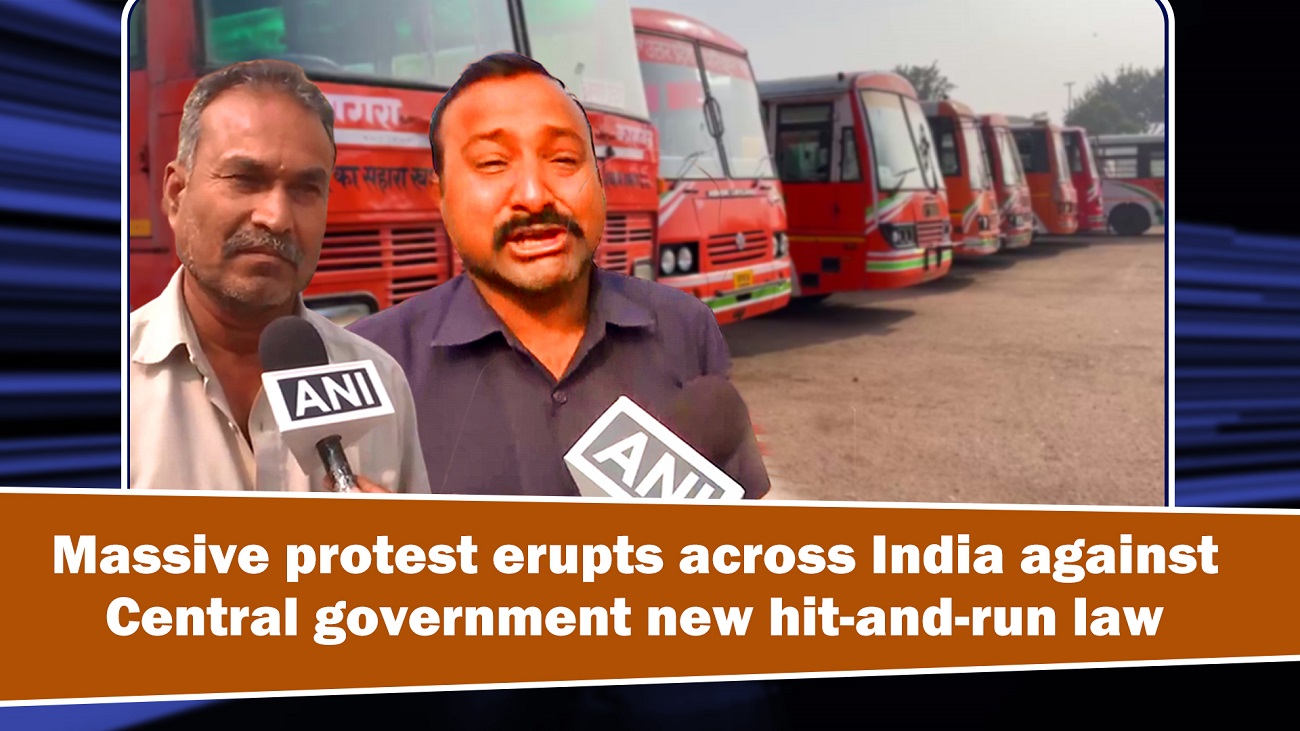 Massive protest erupts across India against Central government new hit-and-run law