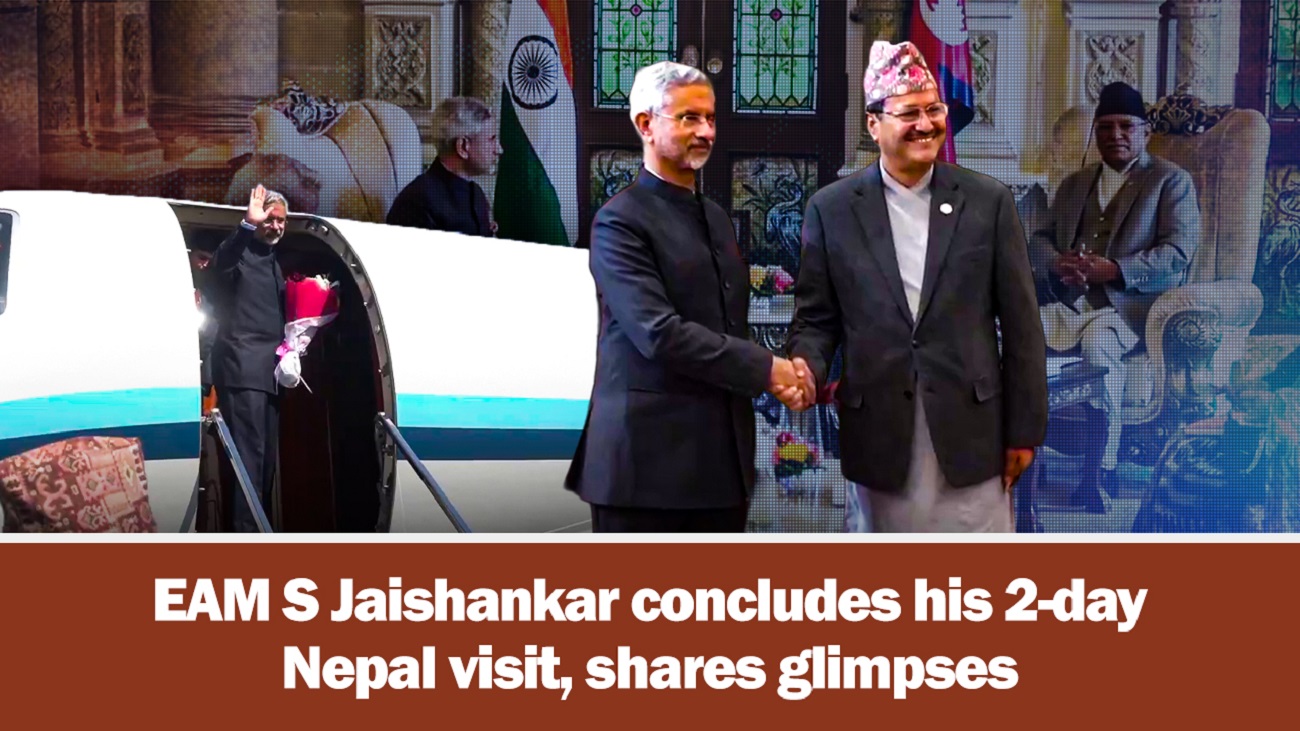 EAM S Jaishankar concludes his 2-day Nepal visit, shares glimpses
