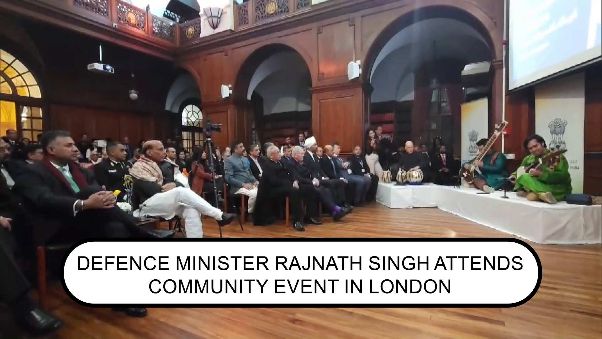 Defence Minister Rajnath Singh attends community event in London
