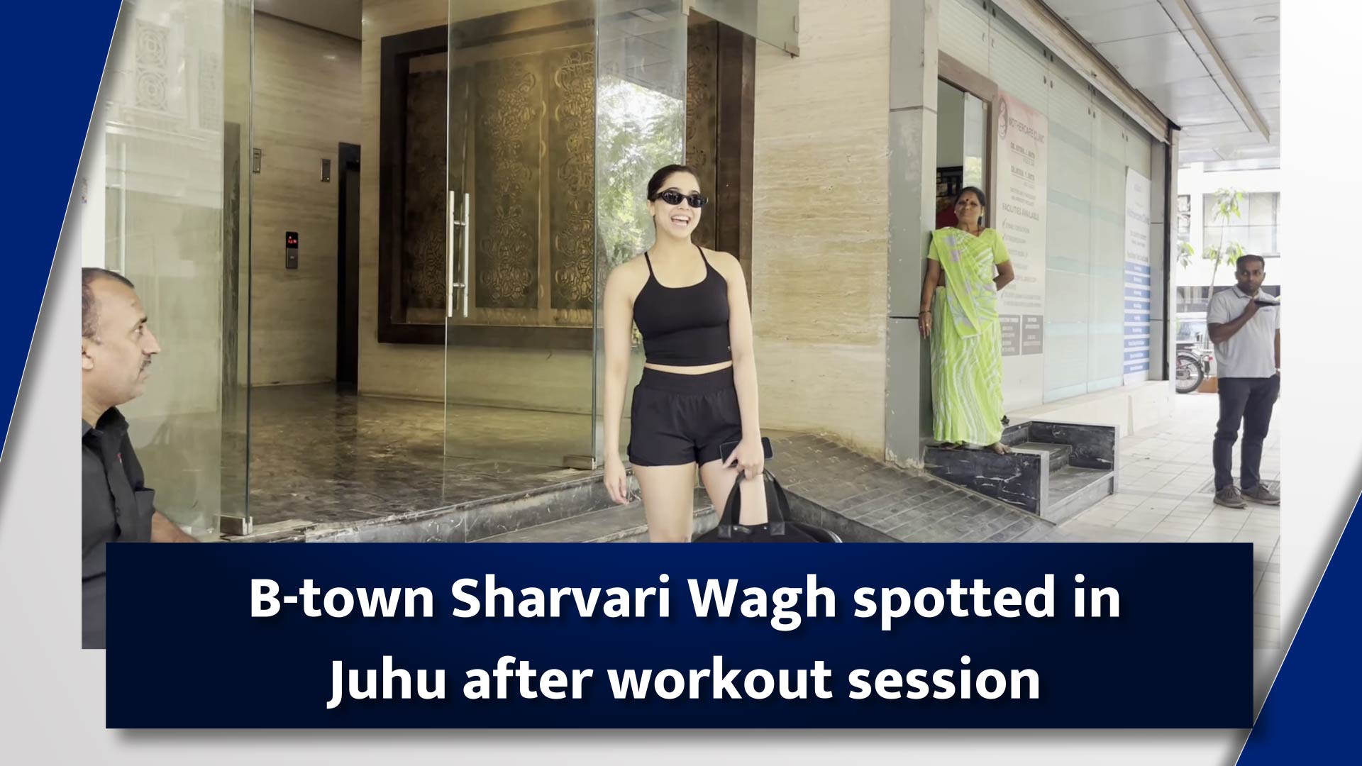 B-town Sharvari Wagh spotted in Juhu after workout session