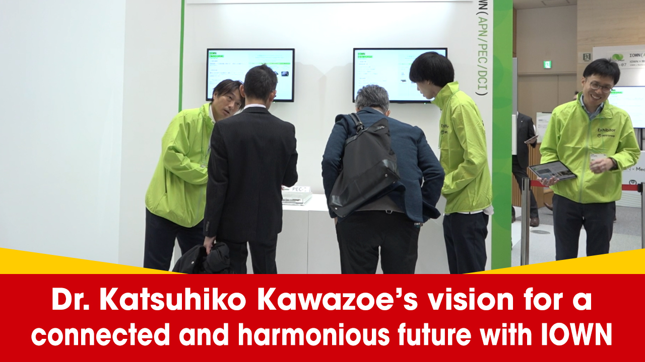 Dr. Katsuhiko Kawazoe`s vision for a connected and harmonious future with IOWN