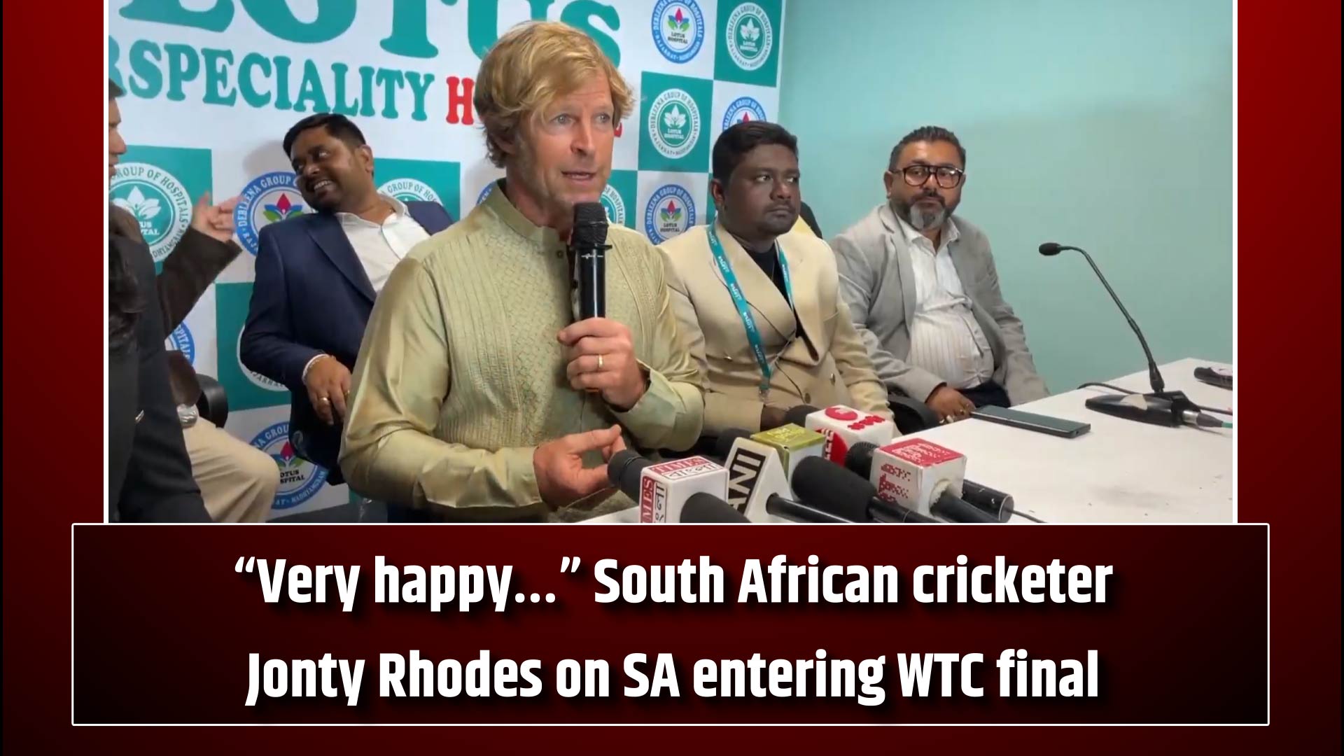 ``Very happy``South African cricketer Jonty Rhodes on SA entering WTC final