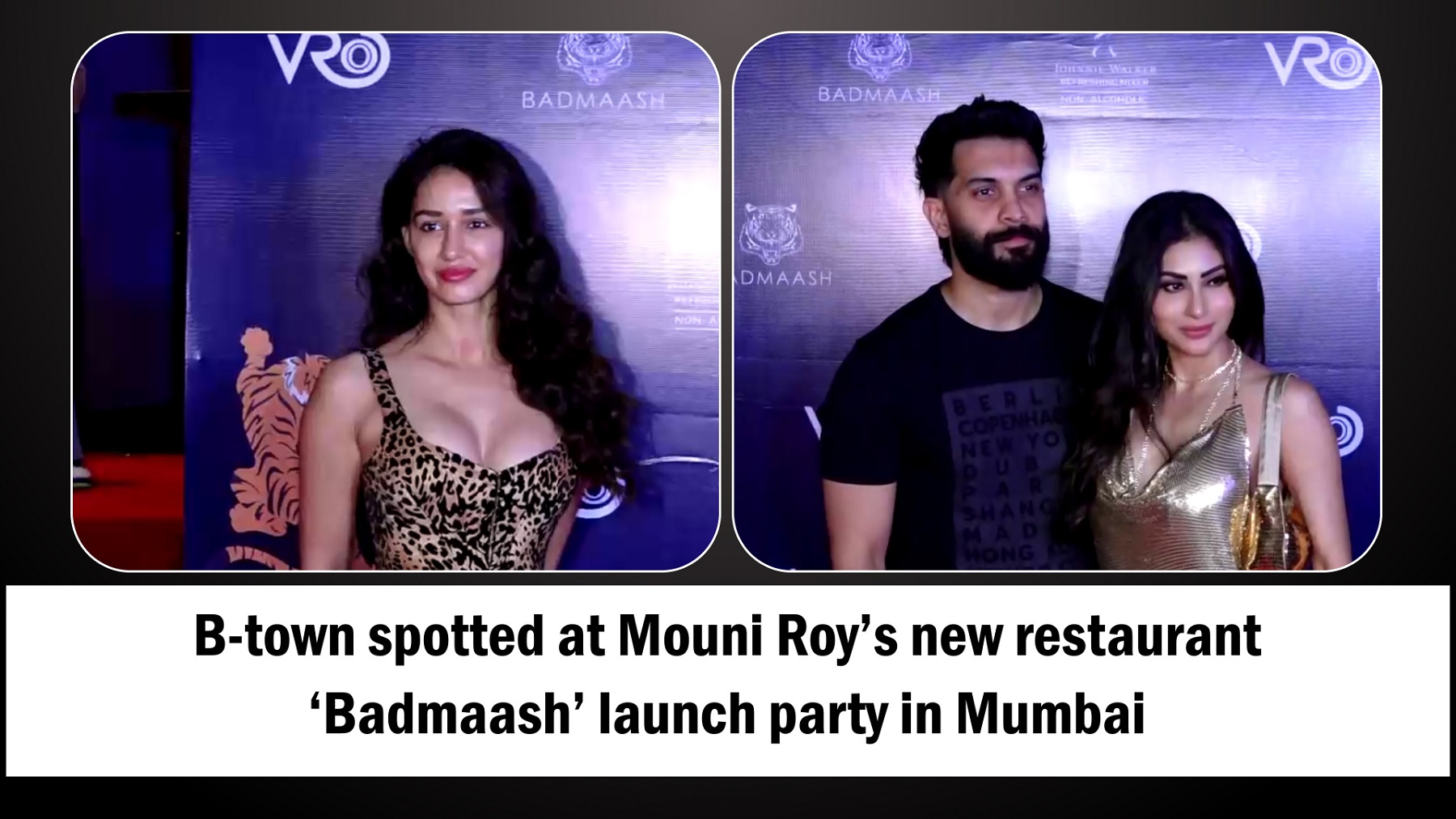 B-town spotted at Mouni Roy`s new restaurant `Badmaash` launch party in Mumbai