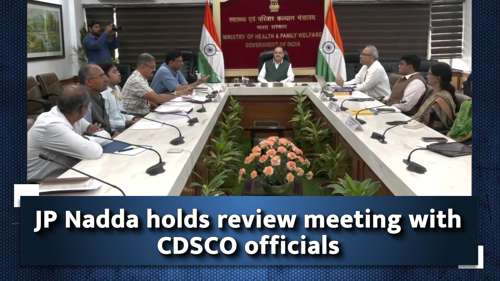 JP Nadda holds review meeting with CDSCO officials