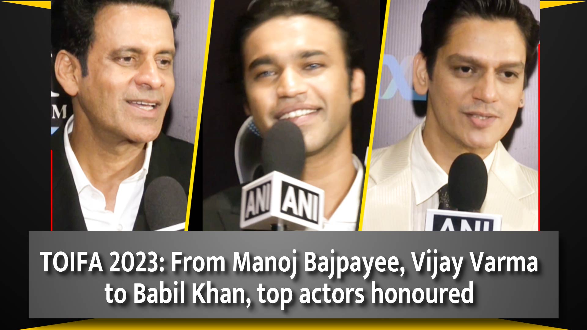 TOIFA 2023: From Manoj Bajpayee, Vijay Varma to Babil Khan, top actors honoured