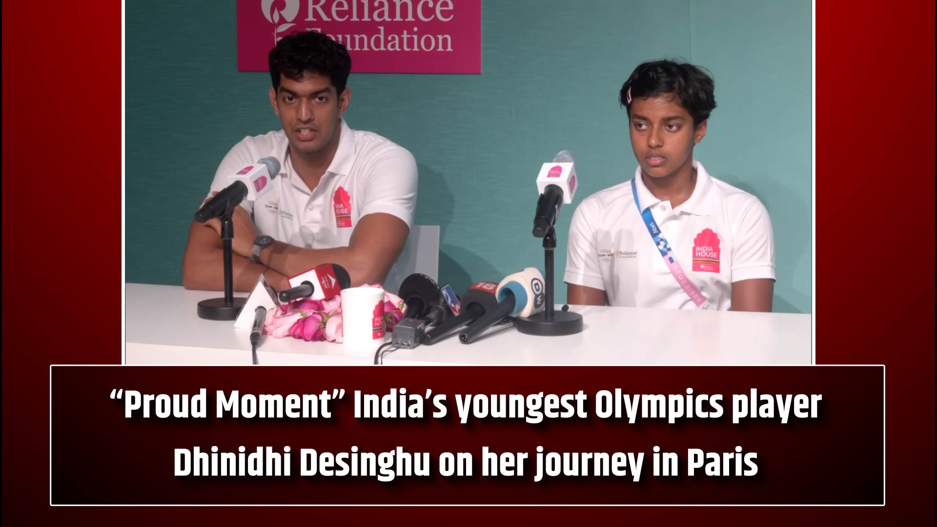 Proud Moment Indias youngest Olympics player Dhinidhi Desinghu on her journey in Paris