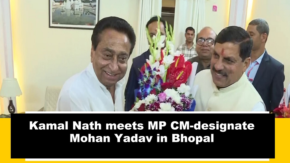 Kamal Nath meets MP CM-designate Mohan Yadav in Bhopal