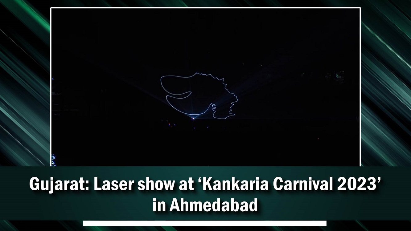 Gujarat: Laser show at `Kankaria Carnival 2023` in Ahmedabad