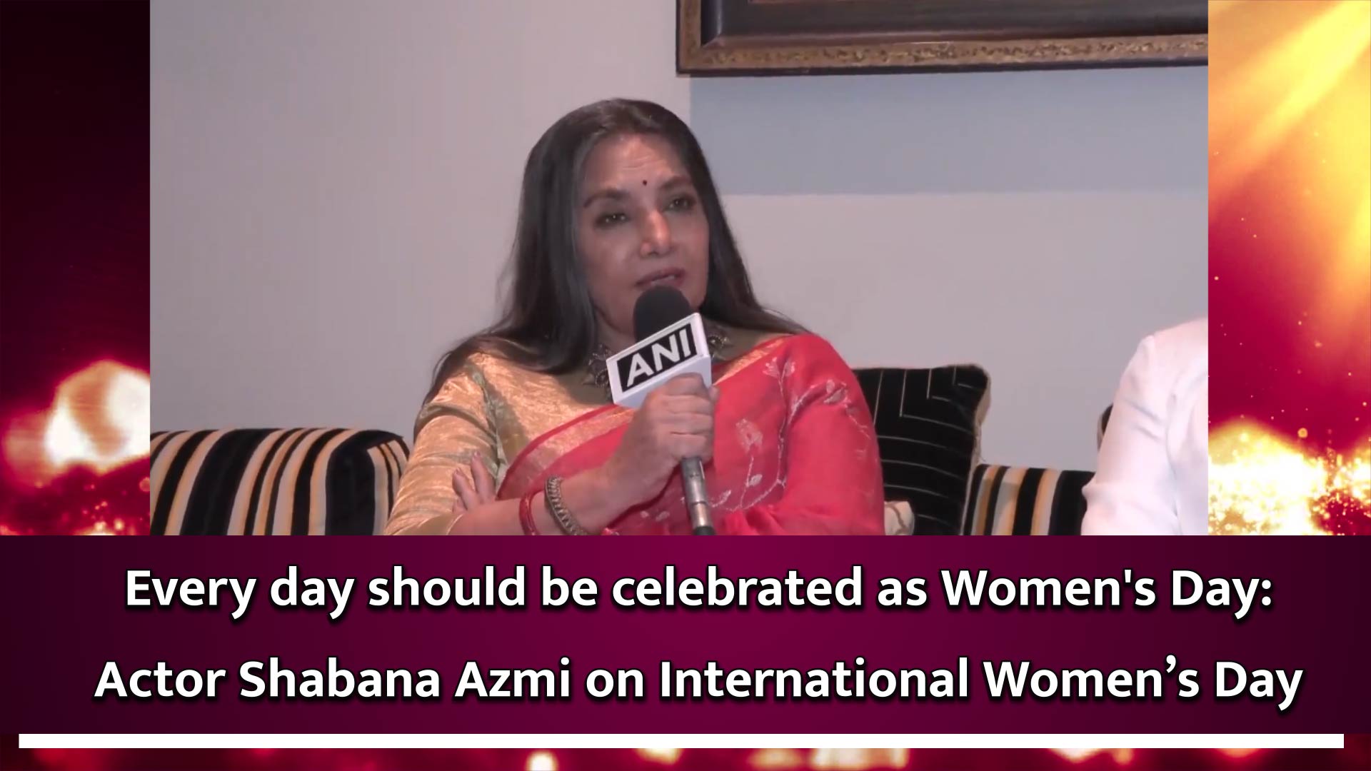 Every day should be celebrated as Women's Day: Actor Shabana Azmi on International Womens Day