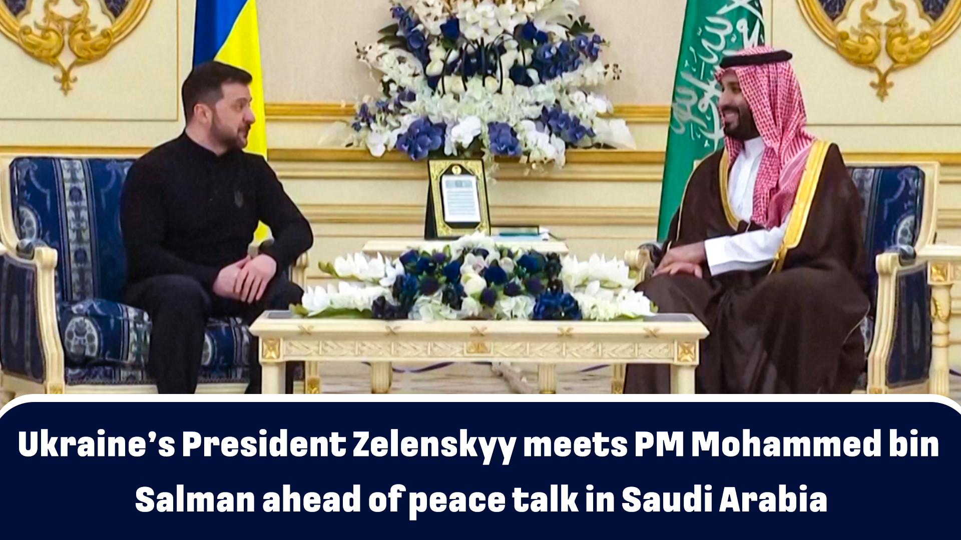 Ukraines President Zelenskyy meets PM Mohammed bin Salman ahead of diplomatic talks in Saudi Arabia