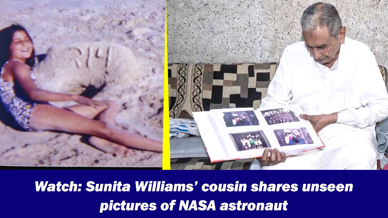 Watch: Sunita Williams cousin shares unseen pictures of NASA astronaut