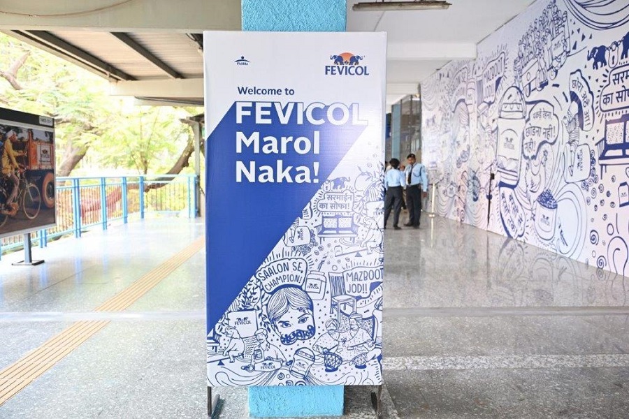 Mumbai`s Marol Naka Metro Station is Now `Fevicol Marol Naka`!