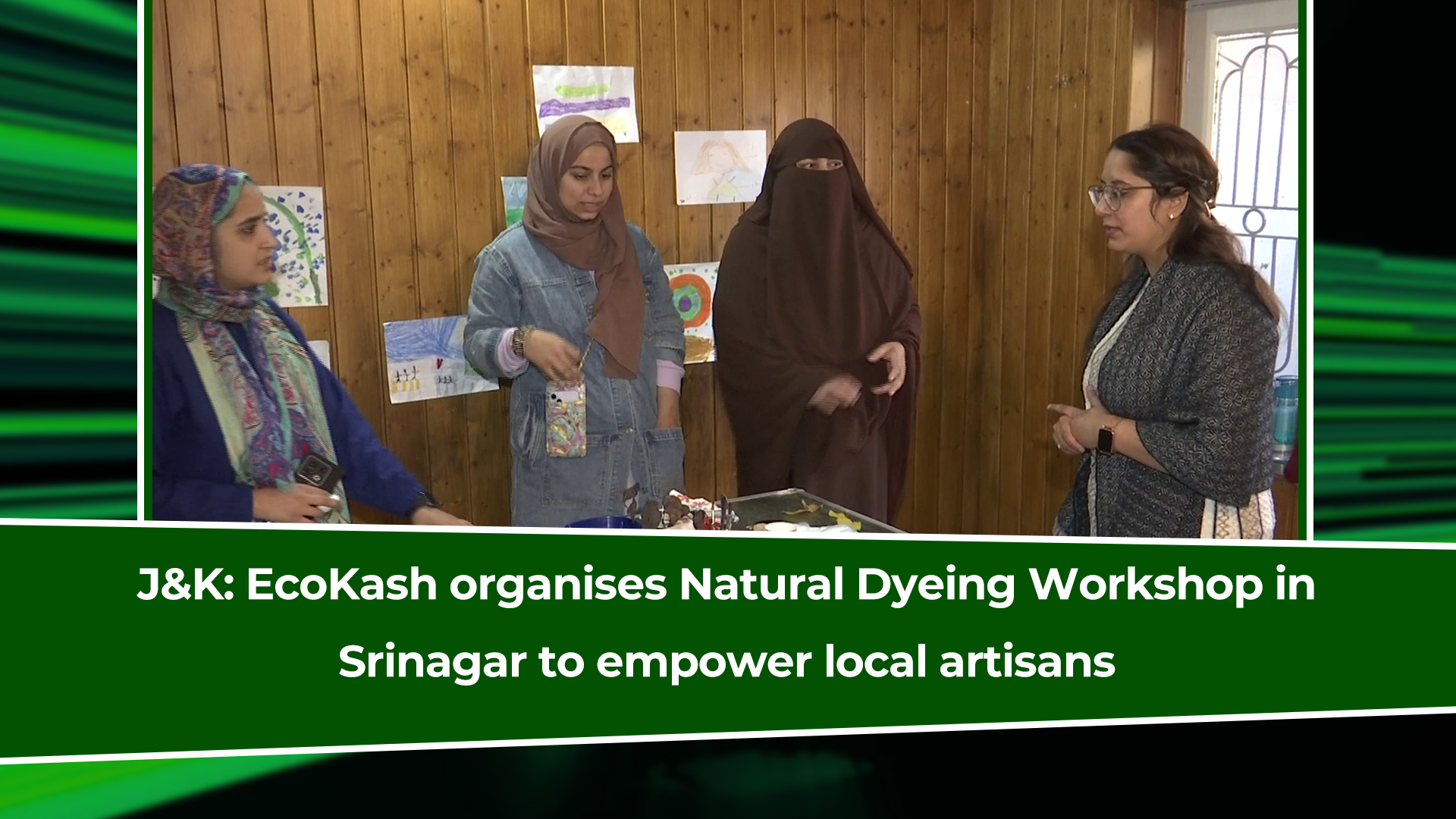 J&K: EcoKash organises Natural Dyeing Workshop in Srinagar to empower local artisans