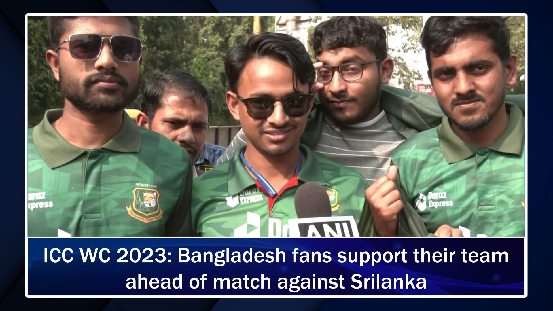 ICC WC 2023: Bangladesh fans support their team ahead of match against Srilanka
