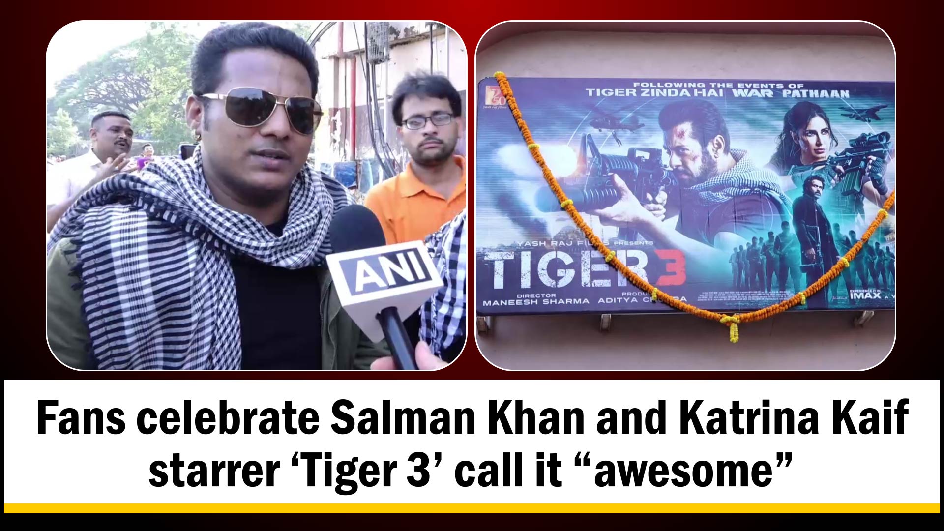 Fans celebrate Salman Khan and Katrina Kaif starrer `Tiger 3` call it `awesome