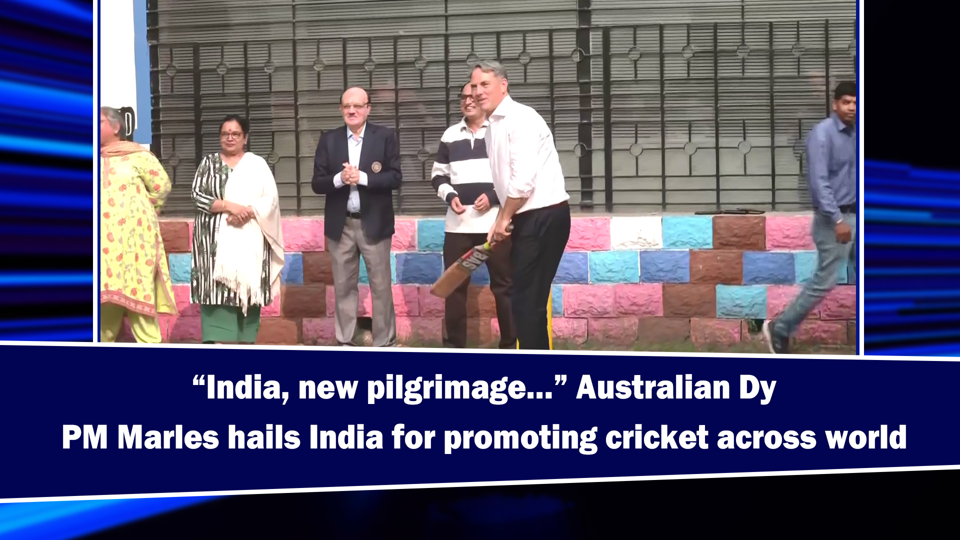 India, new pilgrimage` Australian Dy PM Marles hails India for promoting cricket across world