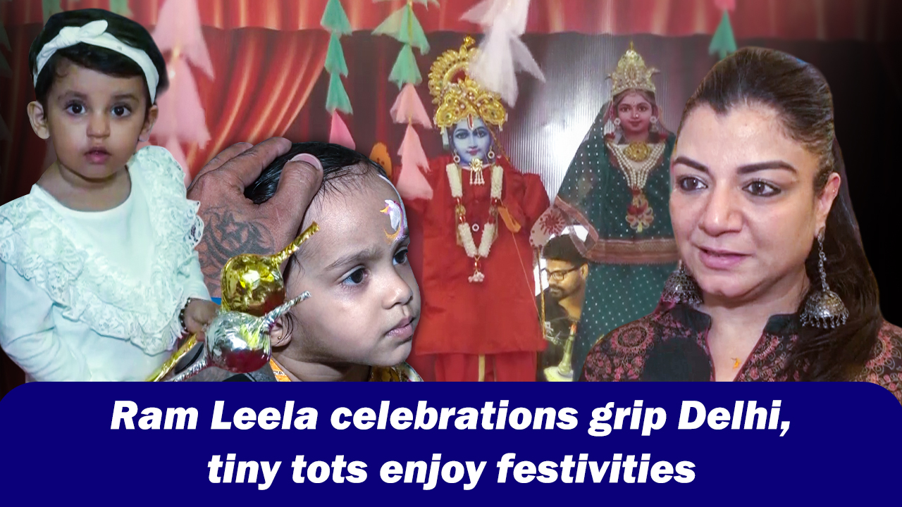 Ram Leela celebrations grip Delhi, tiny tots enjoy festivities