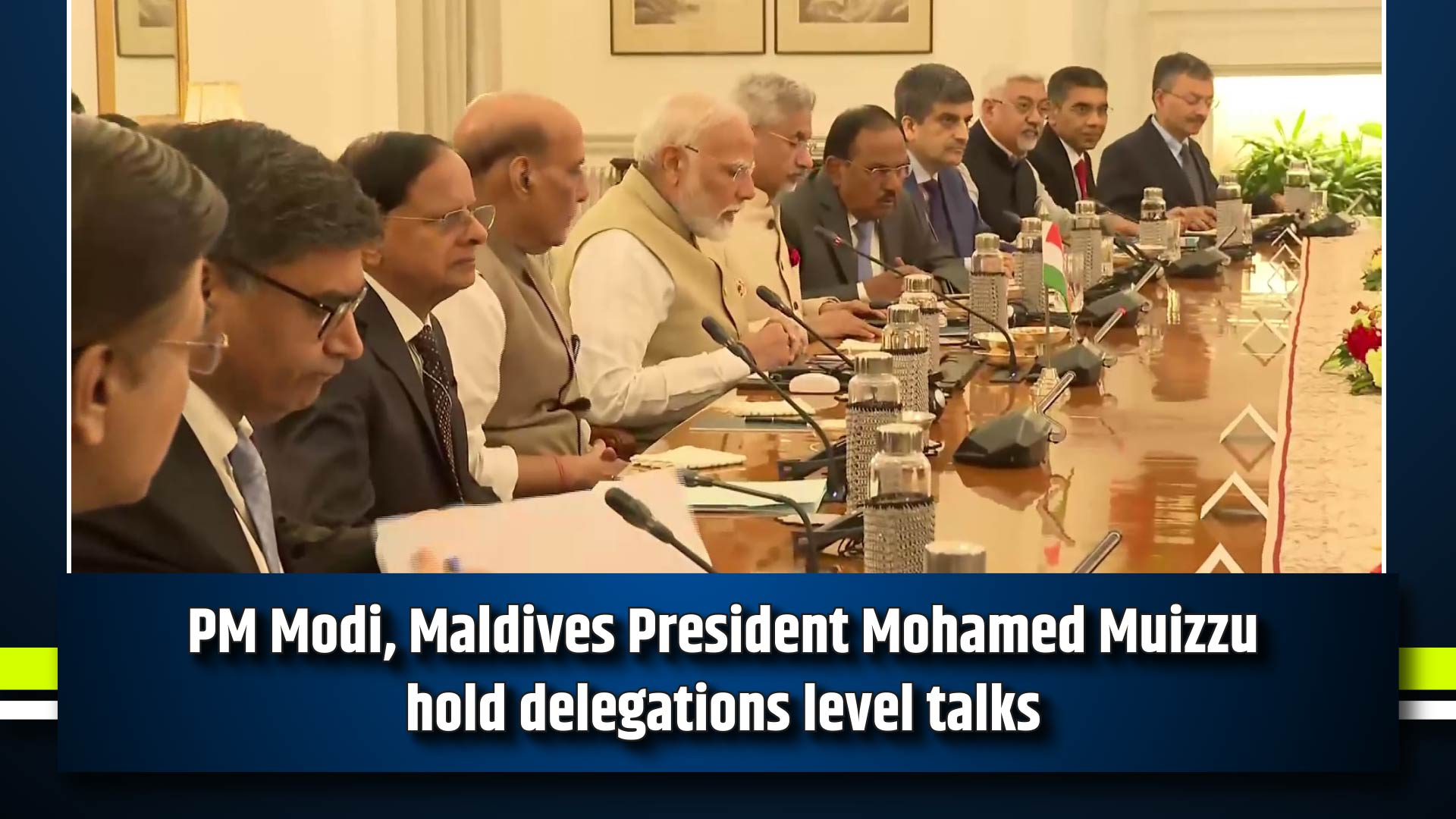 PM Narendra Modi, Maldives President Mohamed Muizzu hold delegations level talks