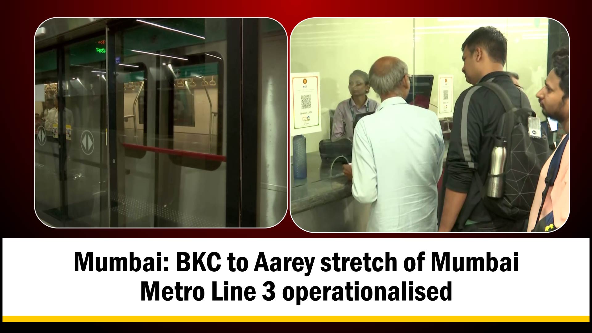 Mumbai: BKC to Aarey stretch of Mumbai Metro Line 3 operationalised