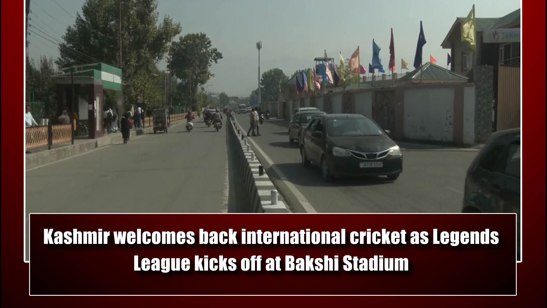 Kashmir Welcomes Back International Cricket as Legends League Kicks Off at Bakshi Stadium