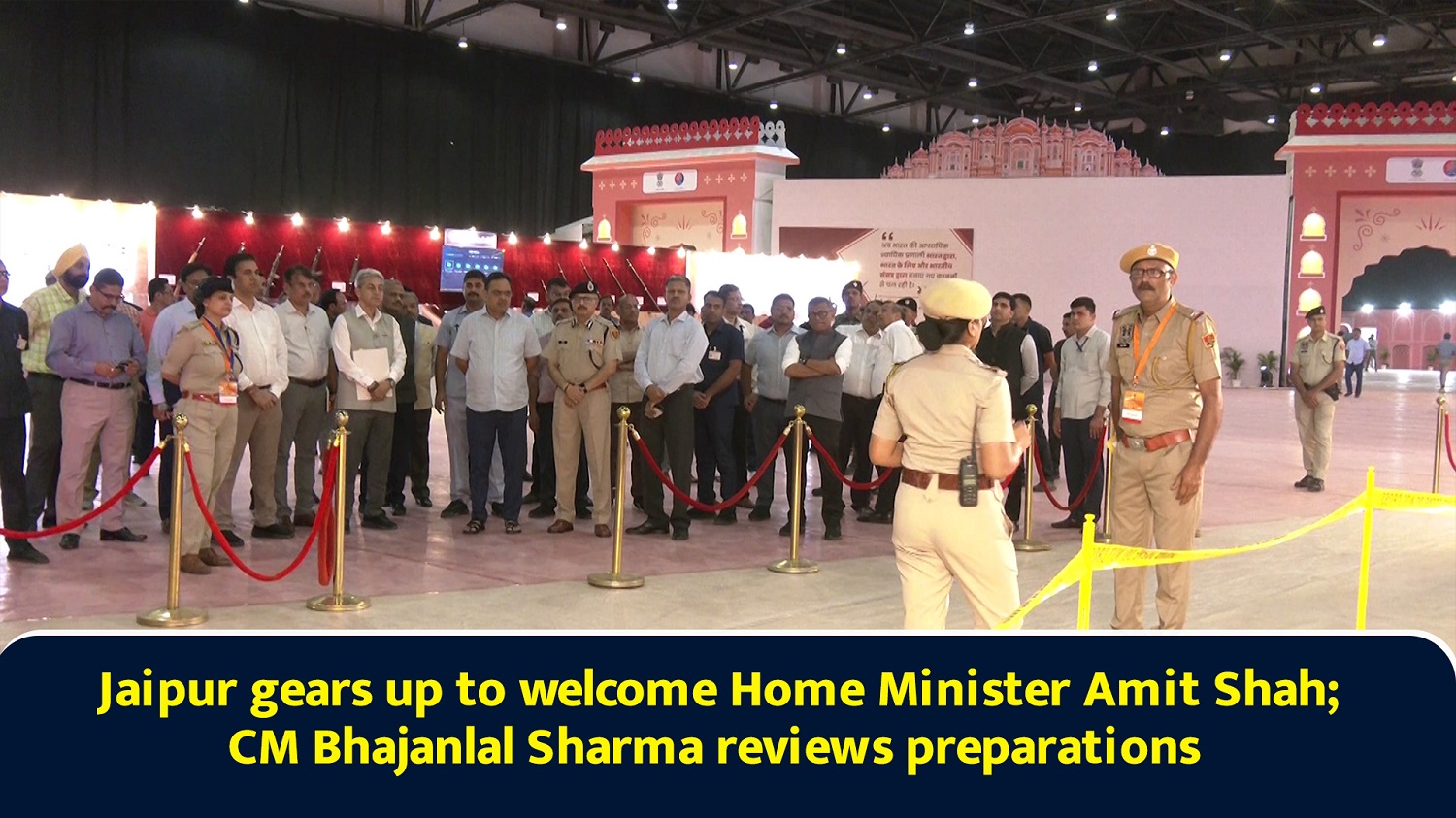 Jaipur gears up to welcome Home Minister Amit Shah; CM Bhajanlal Sharma reviews preparations