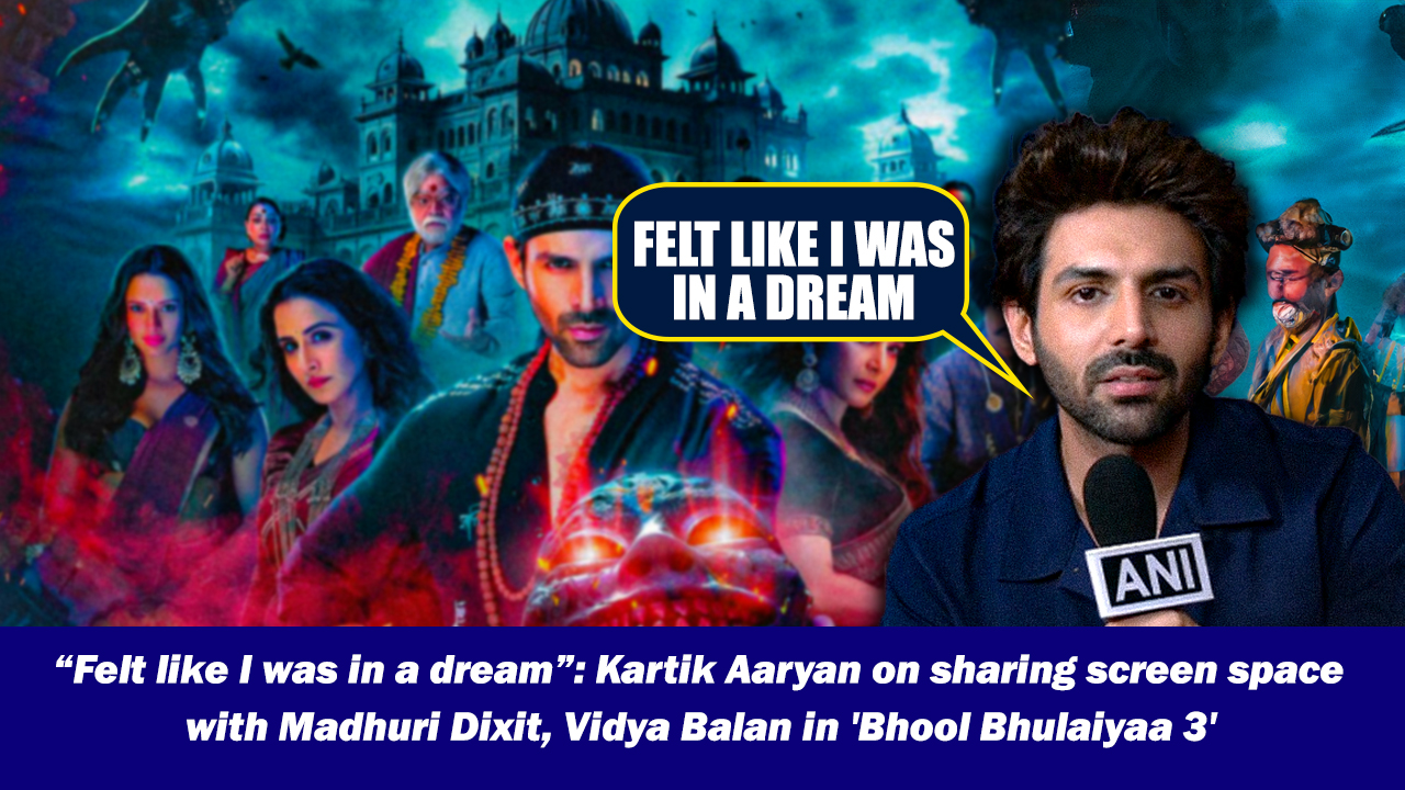 ``Felt like I was in a dream``: Kartik Aaryan on sharing screen space with Madhuri Dixit, Vidya Balan