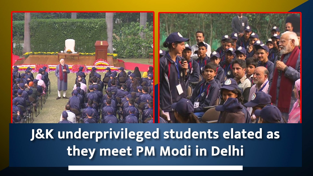 J&K underprivileged students elated as they meet PM Modi in Delhi