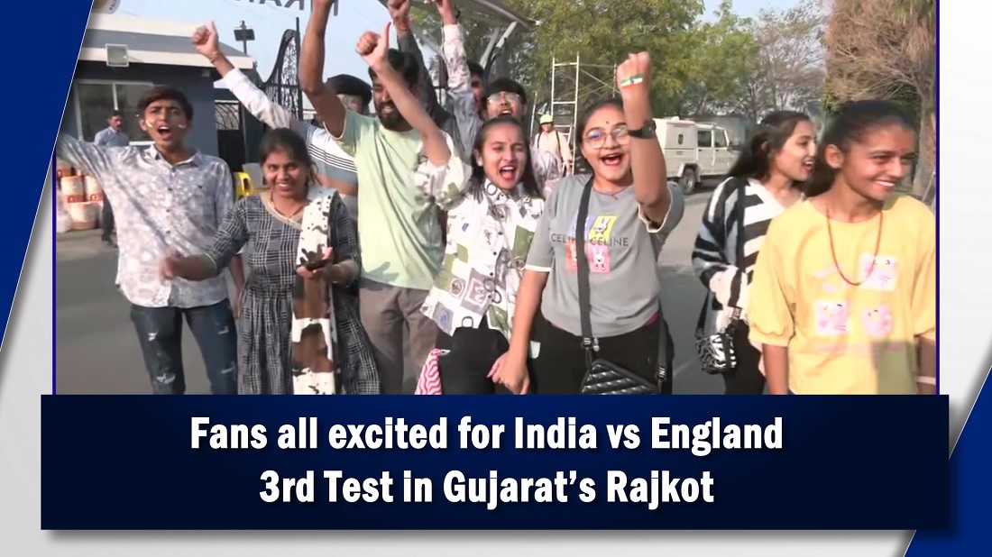 Fans all excited for India vs England 3rd Test in Gujarat`s Rajkot