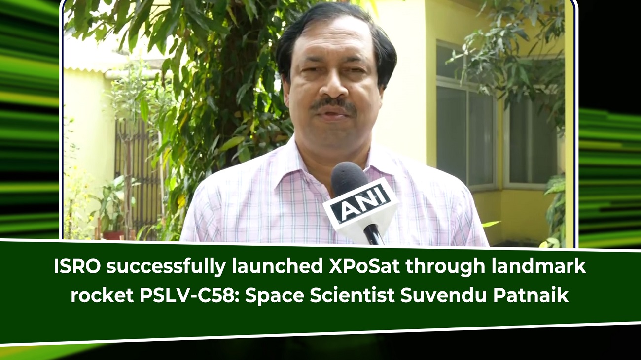 ISRO successfully launched XPoSat through landmark rocket PSLV-C58: Space Scientist Suvendu Patnaik