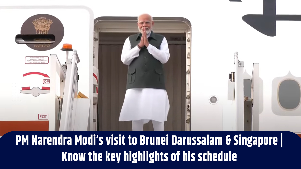 PM Narendra Modi`s visit to Brunei Darussalam & Singapore | Know the key highlights of his schedule