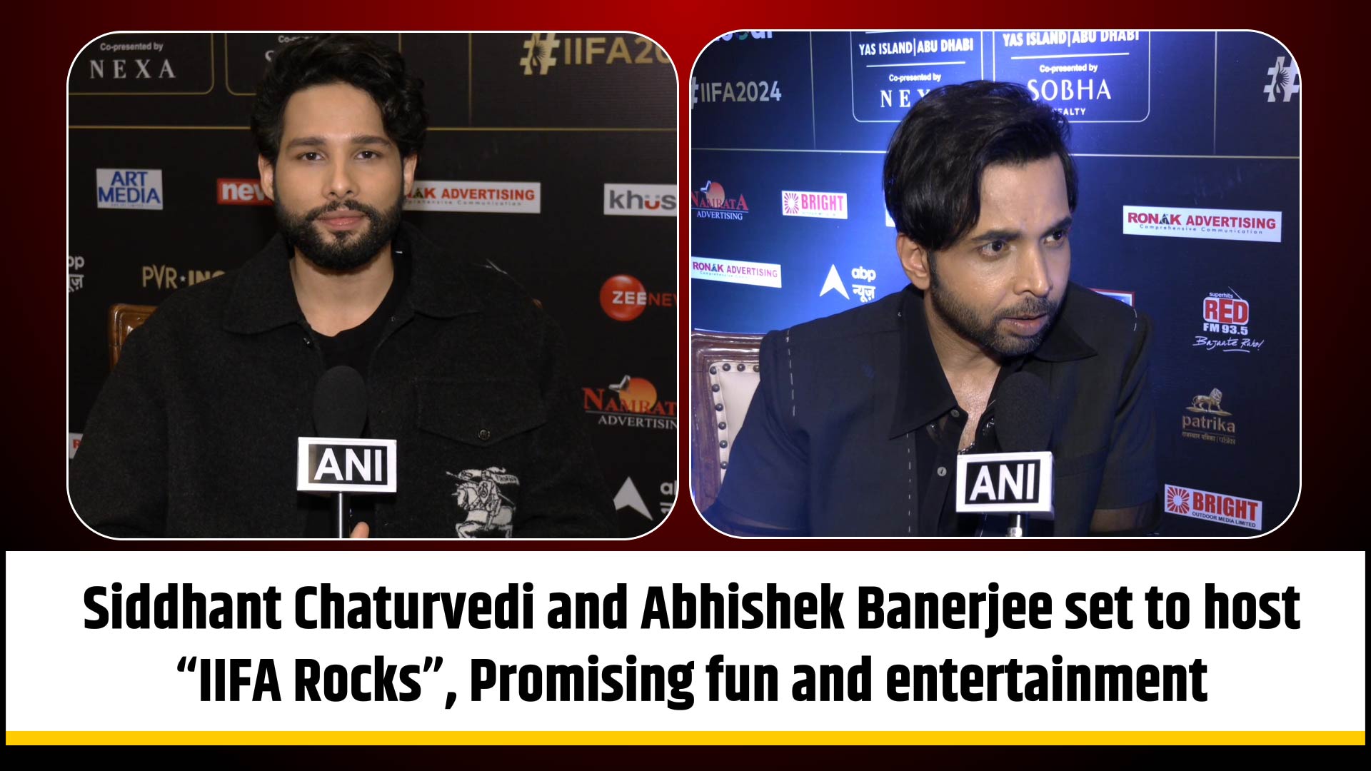 Siddhant Chaturvedi and Abhishek Banerjee set to host ``IIFA Rocks``, Promising fun and entertainment