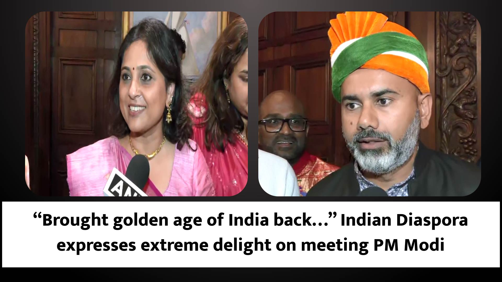 ``Brought golden age of India back`` Indian Diaspora expresses extreme delight on meeting PM Narendra Modi