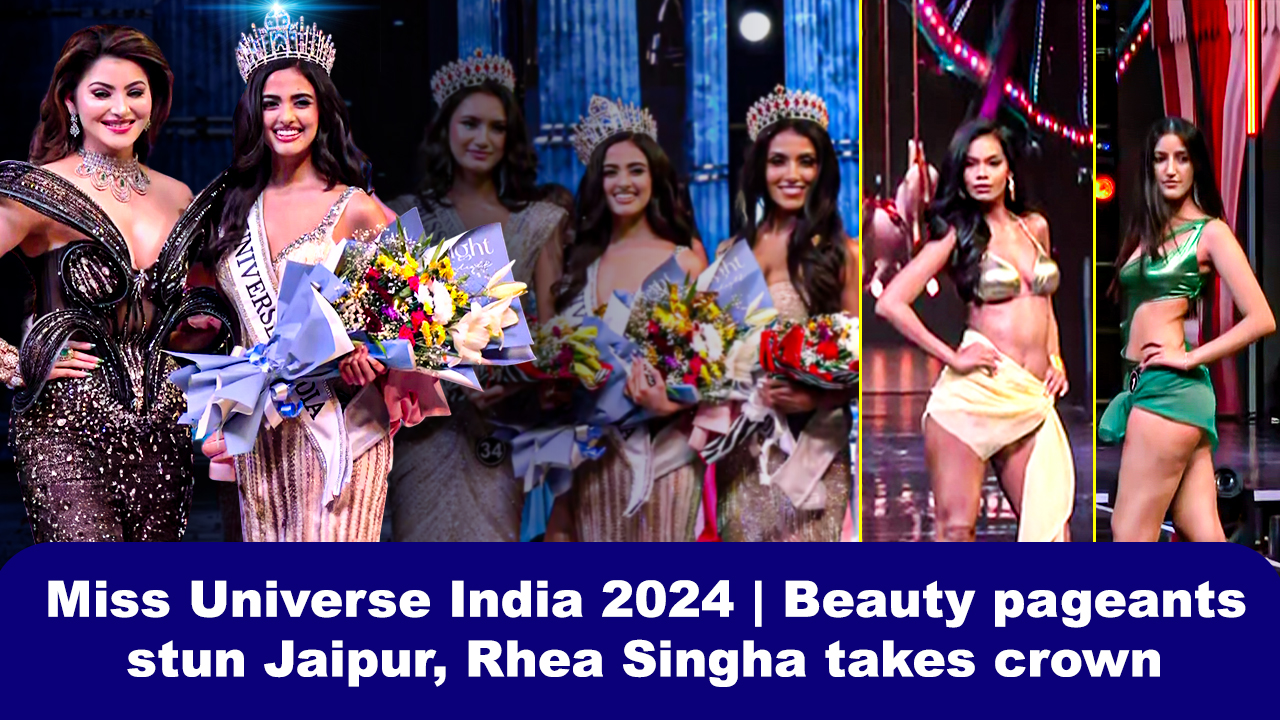 Miss Universe India 2024 Beauty pageants stun Jaipur, Rhea Singha takes crown