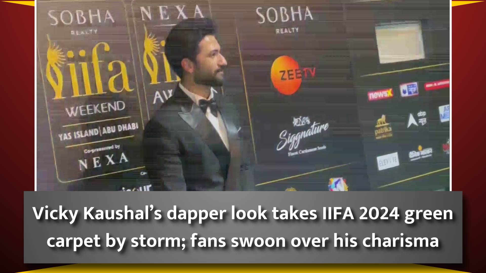 Vicky Kaushal`s dapper look takes IIFA 2024 green carpet by storm; fans swoon over his charisma