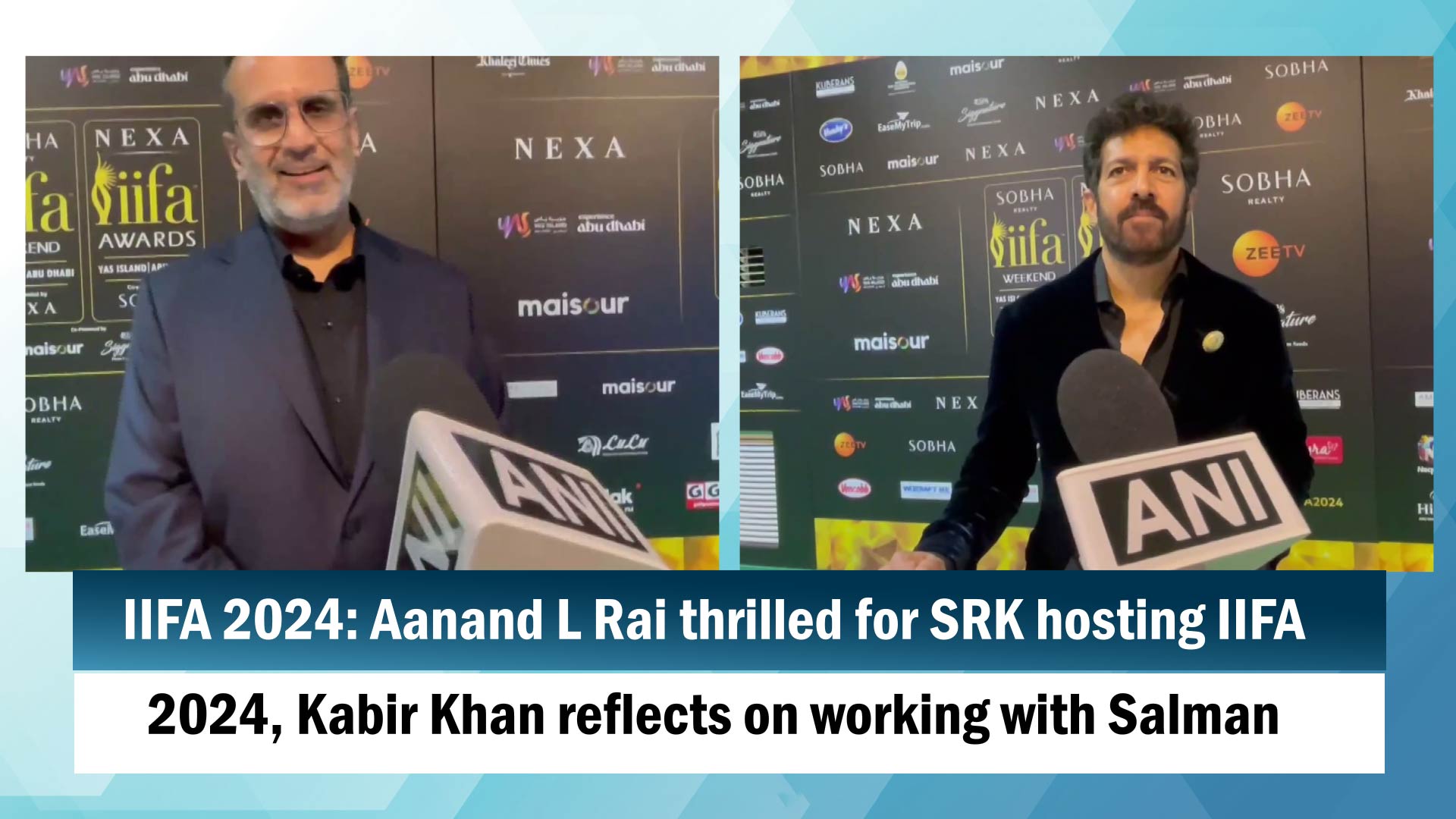 IIFA 2024: Aanand L Rai thrilled for SRK hosting IIFA 2024, Kabir Khan reflects on working with Salman