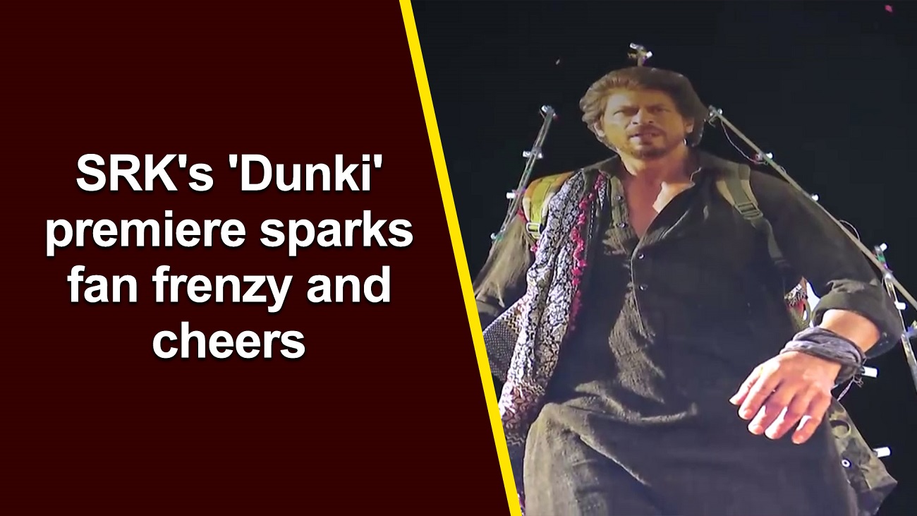 SRK`s `Dunki` premiere sparks fan frenzy and cheers