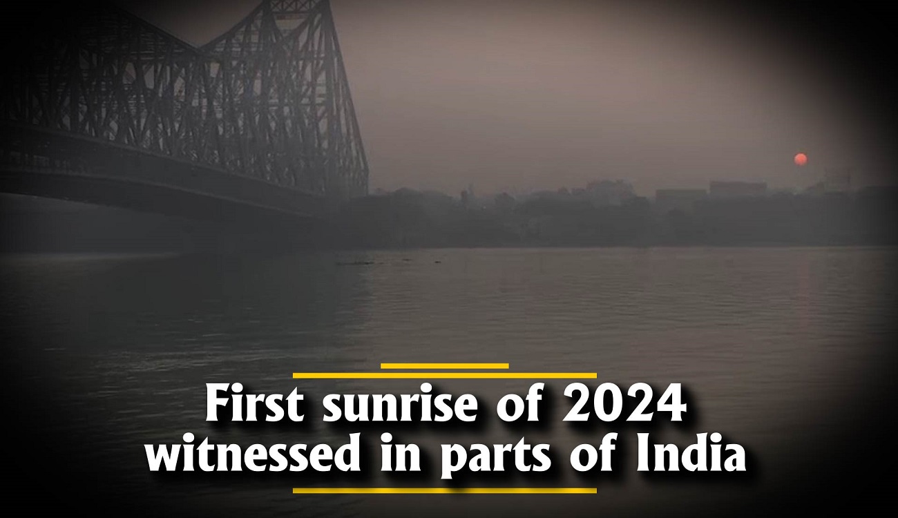 First sunrise of 2024 witnessed in parts of India