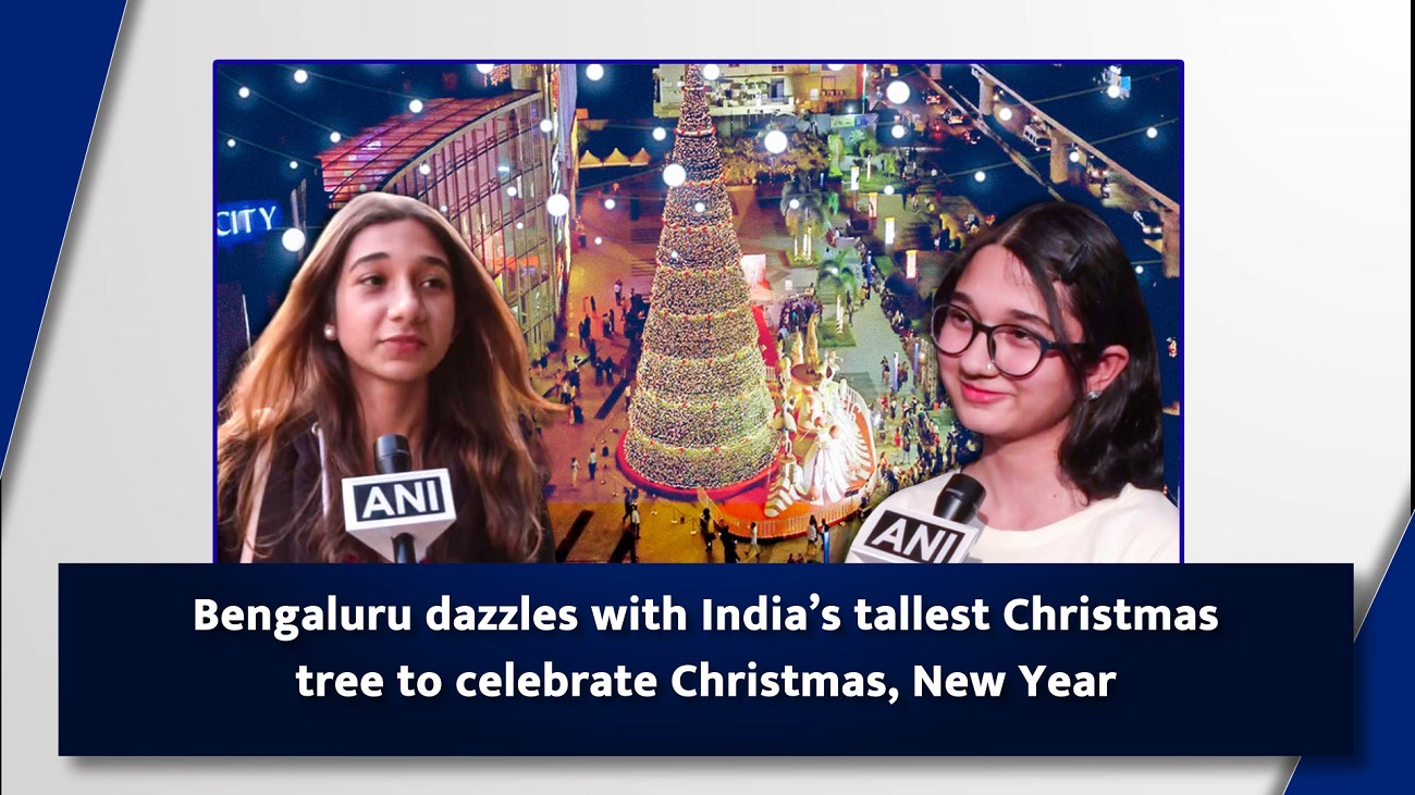 Bengaluru dazzles with India`s tallest Christmas tree to celebrate Christmas New Year